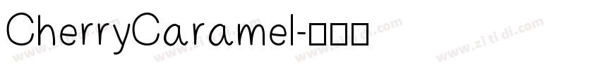 Cherry Caramel字体转换